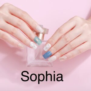 Semi-Cured Gel Nail Wrap: Sophia