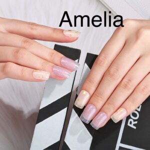 Semi-Cured Gel Nail Wrap: Amelia